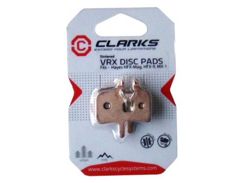 Przejdź do produktu Klocki hamulcowe CLARKS dla HAYES (Hayes HFX1-HRX9), Spiekane