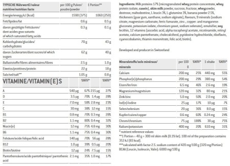 Napój SPONSER RECOVERY SHAKE bananowy puszka 900g .