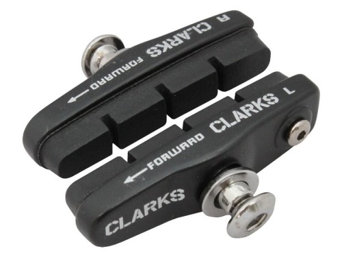 Przejdź do produktu Klocki hamulcowe CLARKS CPS459 dla Campagnolo/Shimano 105SC, Ultegra, Dura-Ace, 55mm, Warunki Suche, Szosa, Czarne