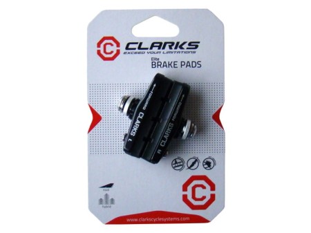 Klocki hamulcowe CLARKS CPS459 dla Campagnolo/Shimano 105SC, Ultegra, Dura-Ace, 55mm, Warunki Suche, Szosa, Czarne