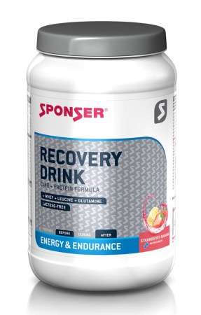 Napój SPONSER RECOVERY DRINK truskawkowo-bananowy puszka 1200g .