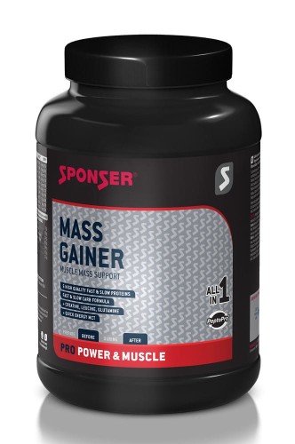 Przejdź do produktu Odżywka SPONSER MASS GAINER wanilia puszka 1200g