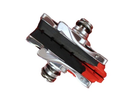 Klocki hamulcowe CLARKS CPS472C dla Shimano/Campagnolo/Avid/Tektro, 50 mm, Warunki Suche i Mokre, Szosa, Obudowa CNC srebrna