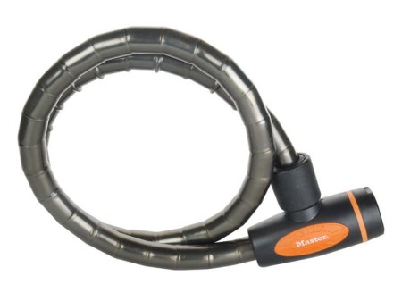 Zapięcie rowerowe MASTERLOCK QUANTUM 8228 18mm 100cm KLUCZYK czarne