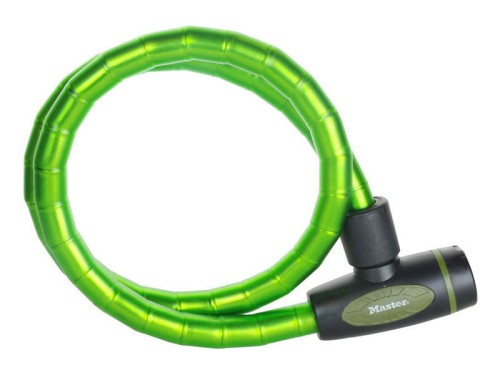 Przejdź do produktu Zapięcie rowerowe MASTERLOCK QUANTUM 8228 18mm 100cm KLUCZYK zielone