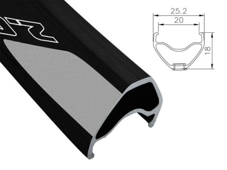 Obręcz mtb ALEXRIMS EVO 2.0 27.5"x32otw. Tubeless Ready H.tarczowy kapslowana czarna (DWZ)