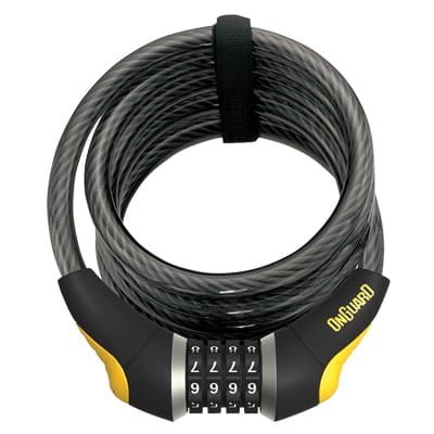 Zapięcie rowerowe ONGUARD Doberman 8031 Linka - 12mm 185cm - SZYFR