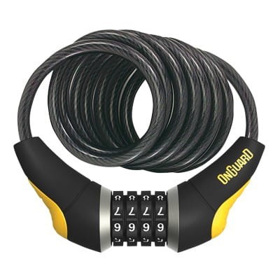 Przejdź do produktu Zapięcie rowerowe ONGUARD Doberman 8032 Linka - 10mm 185cm - SZYFR