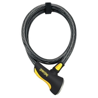Przejdź do produktu Zapięcie rowerowe ONGUARD Akita 8037 Linka - 20mm 100cm - 5 x Klucze z kodem