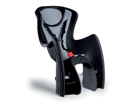 Fotelik dziecięcy OKBABY BODYGUARD / BABY SHIELD (27,5”-29” pręt 114 stopni ZN+H70 + zapięcie) czarny