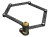 Zapięcie rowerowe ONGUARD Link Plate Lock K9 COMBO SKŁADANE 8115 - 88,5cm - SZYFR