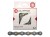 Łańcuch rowerowy CLARKS C410, 1-rzędowy Single Speed, 112 ogniw, 1/2"x1/8", Spinka, Standard, Brązowy