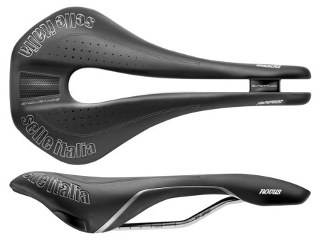 Siodło SELLE ITALIA NOVUS ENDURANCE TI316 SUPERFLOW S (id match S3) TI 316 Rail, Fibra-Tek, 288g