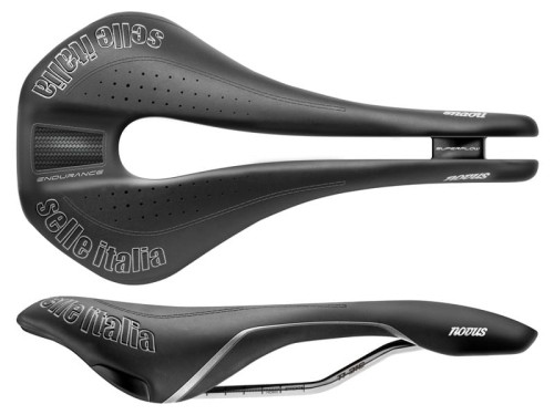 Przejdź do produktu Siodło SELLE ITALIA NOVUS ENDURANCE TI316 SUPERFLOW S (id match S3) TI 316 Rail, Fibra-Tek, 288g