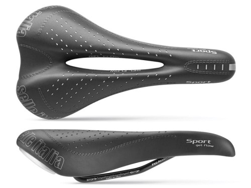 Przejdź do produktu Siodło SELLE ITALIA SPORT GEL FLOW S (id match S2), Fec Alloy Rail, Duro-Tek, Light Gel, 330g