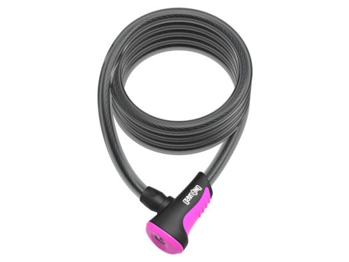Przejdź do produktu Zapięcie rowerowe ONGUARD NEON 8157PN Linka - 10mm 180cm - uchwyt + 2 x Klucze z kodem różowe