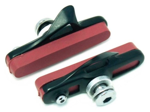 Przejdź do produktu Klocki hamulcowe CLARKS CPS473-CARB dla Shimano, 55 mm, Szosa, Do obręczy karbonowych, Czerwone