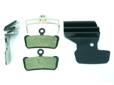 Klocki hamulcowe CLARKS dla AVID SRAM (Avid XO, Elixir 7 Trail, Elixir 9 Trail. Sram Guide), Z radiatorem odprowadzającym ciepło, Organiczne