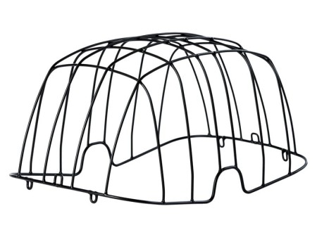 Osłona do kosza dla zwierząt BASIL BUDDY SPACE FRAME, mocowanie na paski, czarna