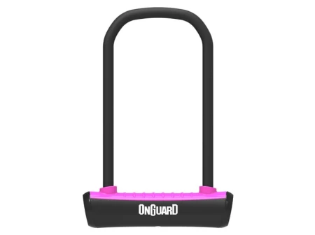 Zapięcie rowerowe ONGUARD NEON 8153PN U-LOCK - 115mm 230mm - uchwyt + 2 x Klucze różowe