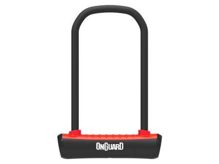 Zapięcie rowerowe ONGUARD NEON 8153RD U-LOCK - 115mm 230mm - uchwyt + 2 x Klucze czerwone