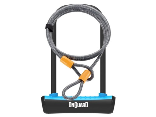 Przejdź do produktu Zapięcie rowerowe ONGUARD NEON 8154BU U-LOCK - 115mm 230mm - uchwyt + 2 x Klucze + linka 10mm 120cm niebieskie