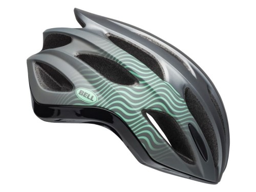 Przejdź do produktu Kask szosowy BELL FORMULA tsunami matte gloss gunmetal mint black roz. L (58-62 cm)