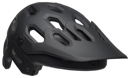 Kask mtb BELL SUPER 3 matte gloss black gray roz. M (55-59 cm)