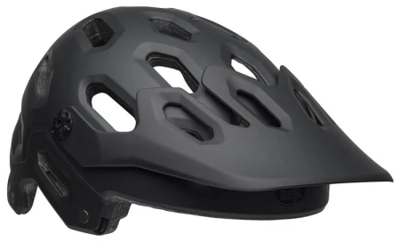 Kask mtb BELL SUPER 3 matte gloss black gray roz. L (58-62 cm)