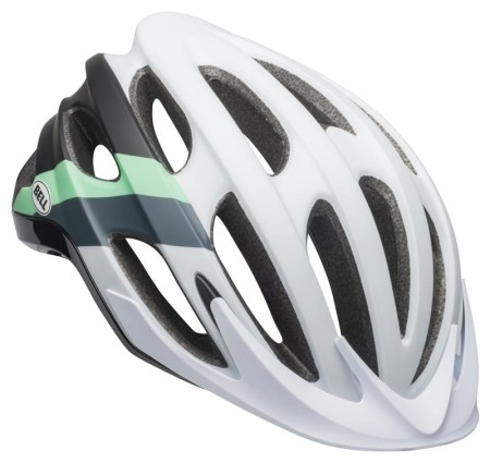 Kask mtb BELL DRIFTER logic matte gloss white black mint roz. S (52–56 cm)