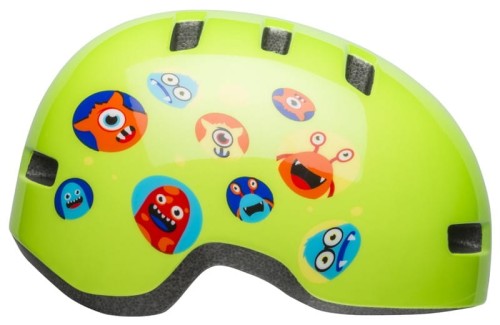 Przejdź do produktu Kask dziecięcy BELL LIL RIPPER monsters gloss green roz. XS (45–52 cm)