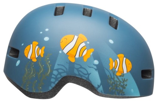 Przejdź do produktu Kask dziecięcy BELL LIL RIPPER clown fish matte gray blue roz. S (48–55 cm)