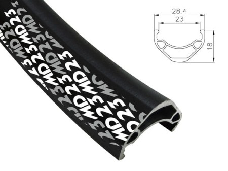 Obręcz mtb ALEXRIMS MD23 29"x36otw. Tubeless Ready H.tarczowy kapslowana czarna