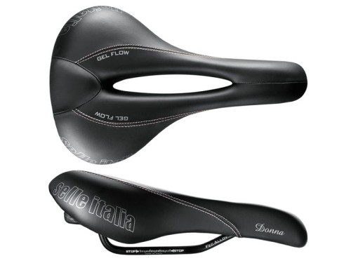 Przejdź do produktu Siodło SELLE ITALIA DONNA FLOW L (id match L2), Fec Alloy Rail, Duro-Tek, Light-Gel, 345g