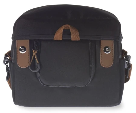 Torba na kierownicę BASIL MILES HANDLEBAR BAG KF 6L wodoodporna, granatowa + Płytka mocująca do kosza BASIL KLICKFIX ADAPTER system do mocowania na kierownicę odpinany (bez wspornika) (DWZ)