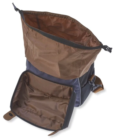 Torba na kierownicę BASIL MILES HANDLEBAR BAG KF 6L wodoodporna, granatowa + Płytka mocująca do kosza BASIL KLICKFIX ADAPTER system do mocowania na kierownicę odpinany (bez wspornika) (DWZ)