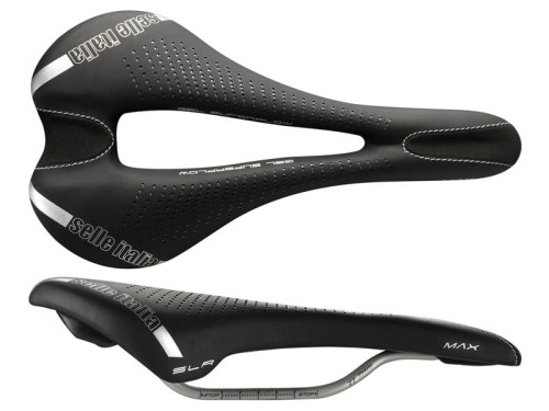 Przejdź do produktu Siodło SELLE ITALIA MAX SLR TI316 GEL, Superflow L (id match L3) TI 316 Rail, Fibra-Tek, Light Gel, 280g