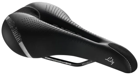Siodło SELLE ITALIA LADY GEL TM FLOW S (id match S2), Manganese Rail, Fibra-Tek, Light Gel, 300g