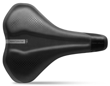 Siodło SPORTOURER MAX FLX Gel (id: S1, CITY) żelowe + elastomery unisex