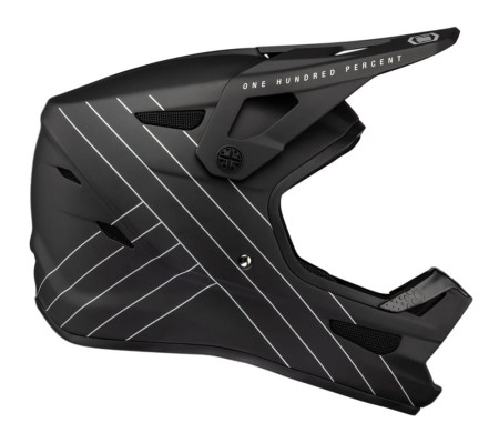 Kask full face 100% STATUS DH/BMX Helmet Essential Black roz. XL (61-62 cm)
