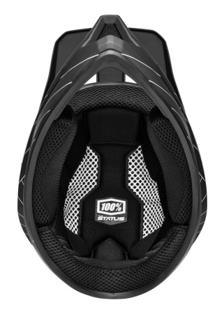 Kask full face 100% STATUS DH/BMX Helmet Essential Black roz. XL (61-62 cm)