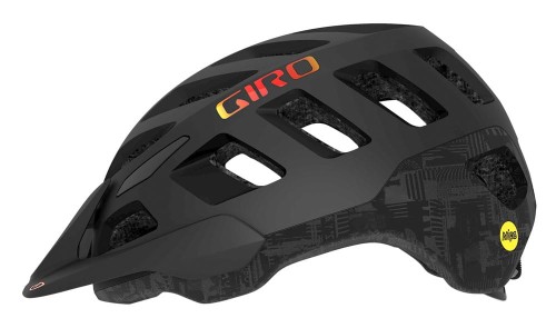 Przejdź do produktu Kask mtb GIRO RADIX matte black hypnotic roz. S (51-55 cm)