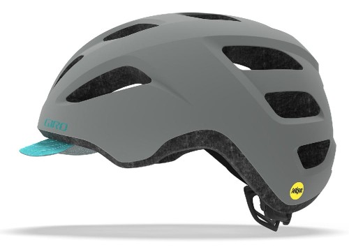 Przejdź do produktu Kask miejski GIRO TRELLA INTEGRATED MIPS matte grey dark teal roz. Uniwersalny (50-57 cm)