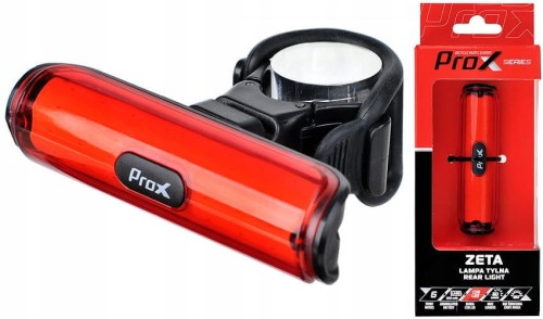 Przejdź do produktu Lampa tylna Prox Zeta LED 50LM 500 mAh USB