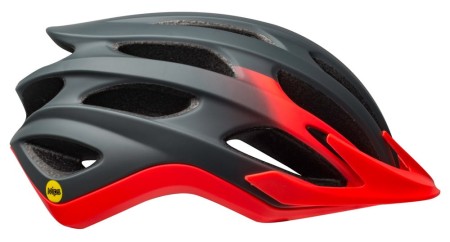 Kask mtb BELL DRIFTER matte gloss gray infrared roz. L (58–62 cm)
