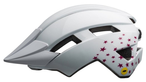 Przejdź do produktu Kask juniorski BELL SIDETRACK II stars gloss white roz. Uniwersalny (50–57 cm)