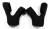 Wkładki wewnętrzne BELL TRANSFER-9 cheek pads black roz. M