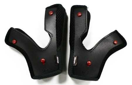 Wkładki wewnętrzne BELL TRANSFER-9 cheek pads black roz. L