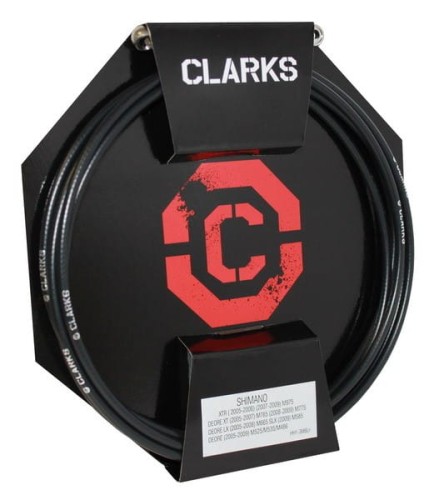 Przejdź do produktu Przewód hamulca hydraulicznego CLARK'S SHIMANO (XTR 2005-2006) z końcówkami przód tył 3000mm czarny