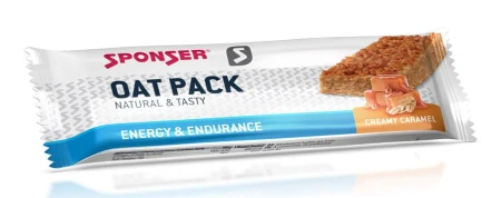 Ciastko energetyczne SPONSER OAT PACK kremowy karmel pudełko (25szt x 50g) .